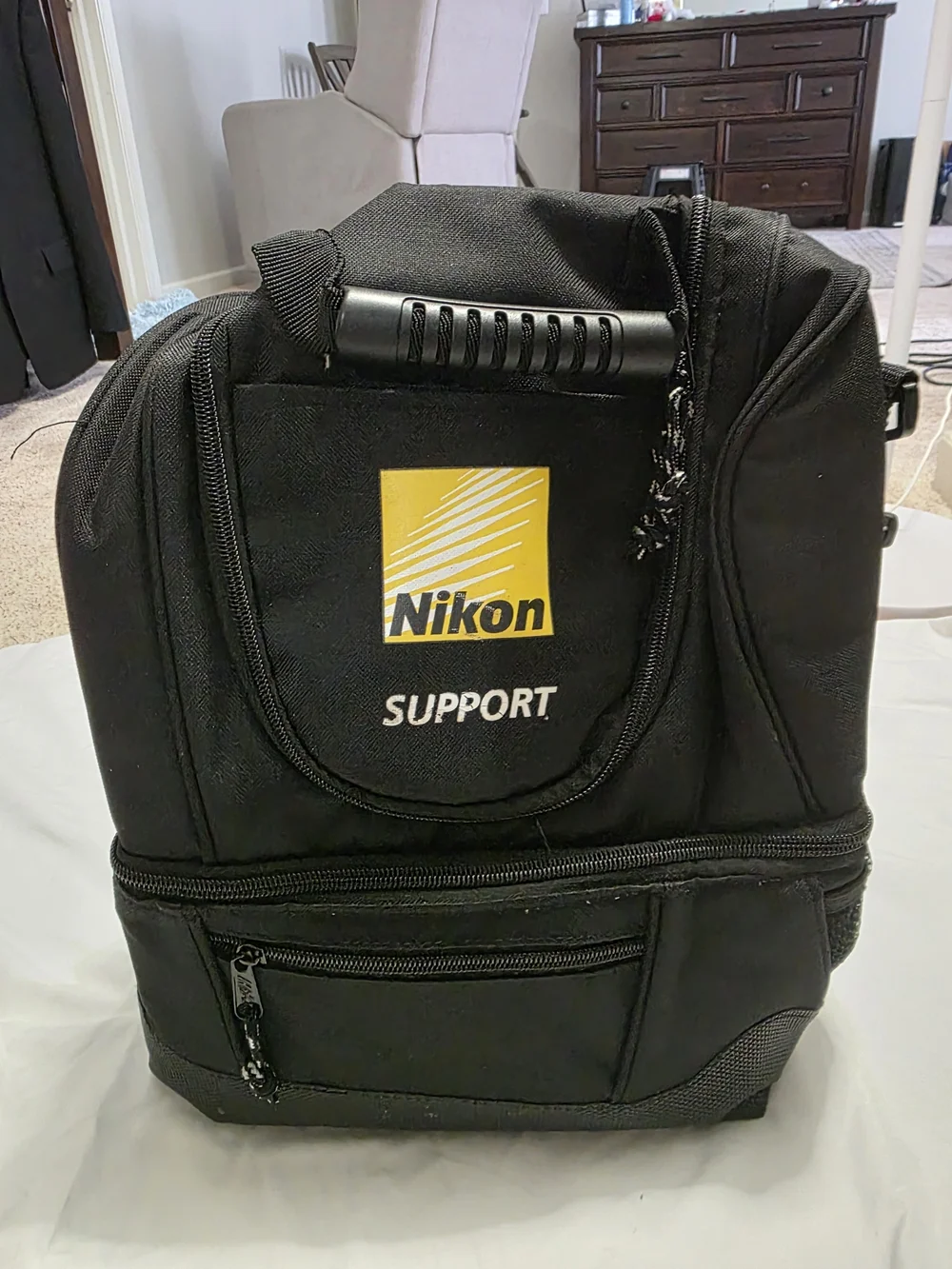 Nikon Support Black Men's Camera Backpack